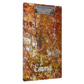 Porte-bloc Branches de la nature d'automne Feuille orange (Swatch)