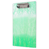 Porte-bloc Branches de Menthe Verte Brumeuse Givrée (Gauche)