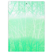 Porte-bloc Branches de Menthe Verte Brumeuse Givrée (Dos)