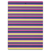 Porte-bloc Brayures rose, jaune et bleue (Dos)