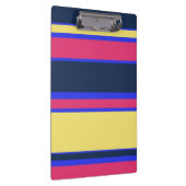Porte-bloc Brayures rose, jaune et bleue (Swatch)