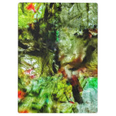 Porte-bloc Bright abstract clipboard,Yellow abstract color  (Dos)