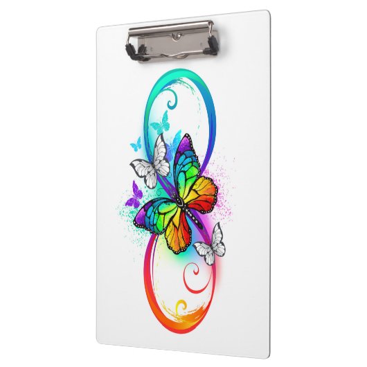 Porte-bloc Bright infinity with rainbow butterfly (Gauche)