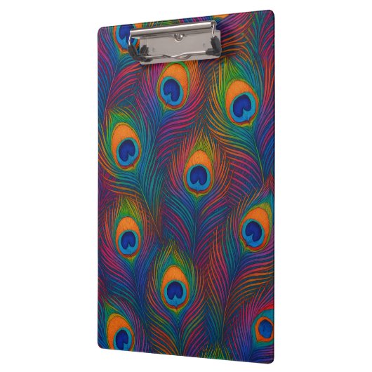 Porte-bloc Bright Peacock Feathers (Gauche)