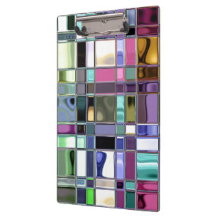 Porte-bloc Brillant et personnalisable colorés