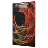 Porte-bloc Briser le Cercle Vortex de Feu Art Abstrait (Gauche)