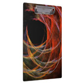 Porte-bloc Briser le Cercle Vortex de Feu Art Abstrait (Swatch)