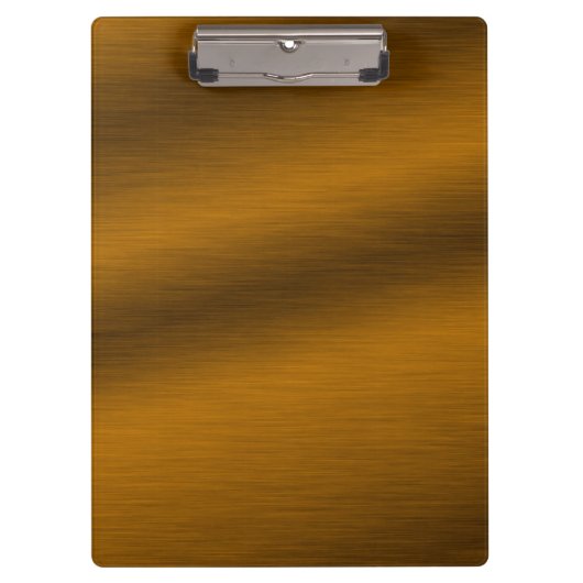 Porte-bloc Bronze Brossé Faux Élégant (Devant)