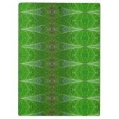 Porte-bloc Bronze & Feuille verte Ikat 18 (Dos)