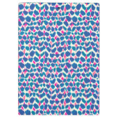 Porte-bloc Brosse rose et bleue (Dos)