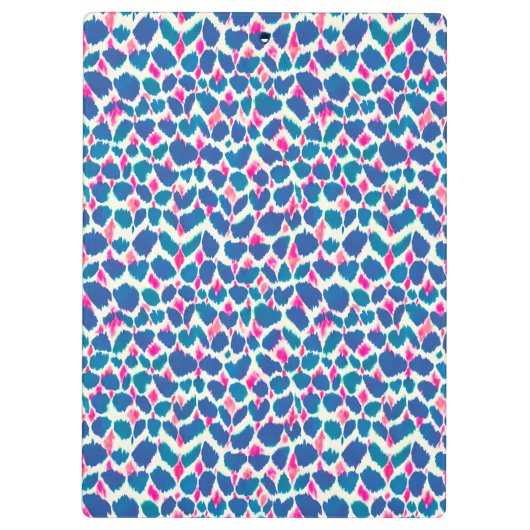 Porte-bloc Brosse rose et bleue (Dos)