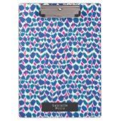 Porte-bloc Brosse rose et bleue (Devant)