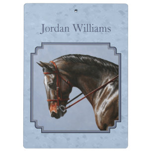 Porte-bloc Brown Bay Oldenburg Horse Portrait