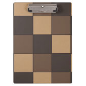 Porte-bloc Brown Checkers (Devant)