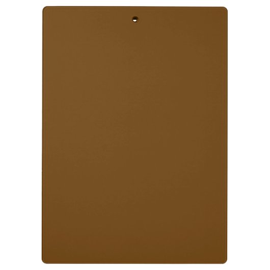 Porte-bloc Brown (couleur solide) (Dos)