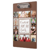 Porte-bloc Brown Elegant Coolest Maman Jamais Photo Collage (Gauche)