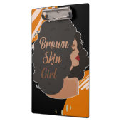 Porte-bloc Brown fille de peau (Gauche)