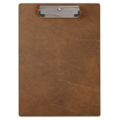 Porte-bloc Brown leather (Devant)