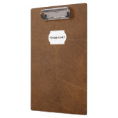 Porte-bloc Brown leather (Gauche)