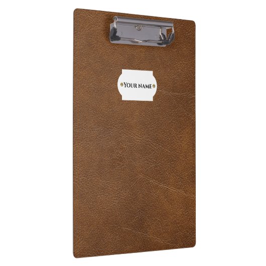 Porte-bloc Brown leather (Swatch)