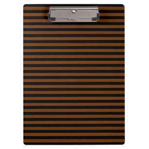 Porte-bloc Brown noir rayures Motif sans couleur