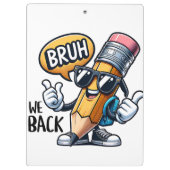 Porte-bloc Bruh On Est De Retour (Dos)
