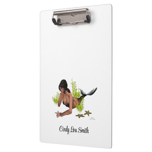 Porte-bloc Brunette Sirène avec Porte - bloc de poisson Starf (Gauche)