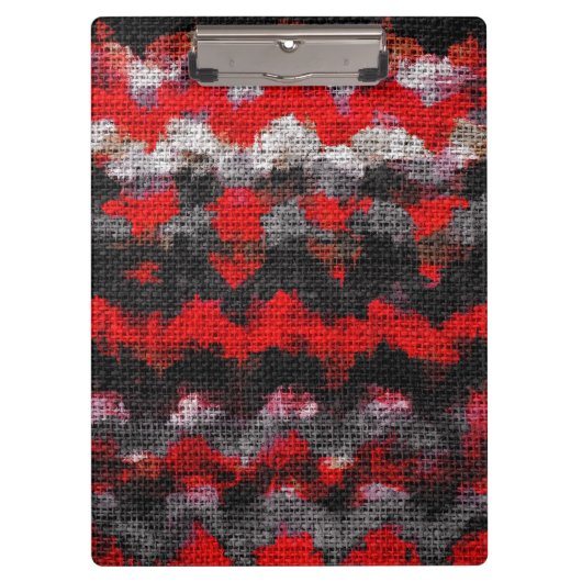 Porte-bloc Brush Abstrait de peinture couleur Brush rustique (Devant)