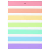 Porte-bloc Bubblegum arc-en-ciel et bandes blanches (Dos)