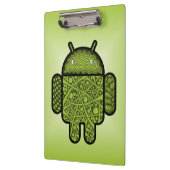 Porte-bloc Bubbles Doodle Character pour le robot Android™ (Gauche)