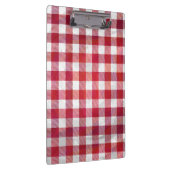 Porte-bloc Buffalo plaid rouge et blanc (Swatch)