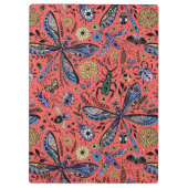 Porte-bloc Bugs de Doodle sur corail rouge (Dos)