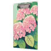 Porte-bloc Buisson d'hortensia rose (Gauche)