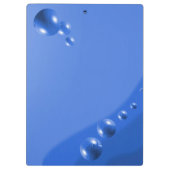 Porte-bloc Bulle bleue Abstraite (Dos)