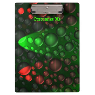 Porte-bloc Bulles montantes (Vert&Rouge)