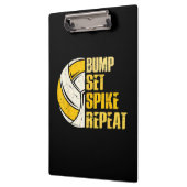 Porte-bloc Bump Set Spike Répéter Volleyball Funny (Gauche)