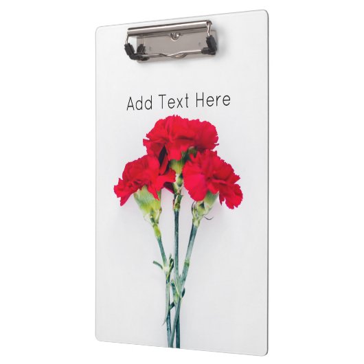 Porte-bloc Bundle of Red Carnation Flowers (Gauche)