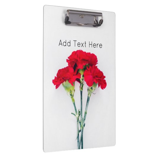 Porte-bloc Bundle of Red Carnation Flowers (Swatch)