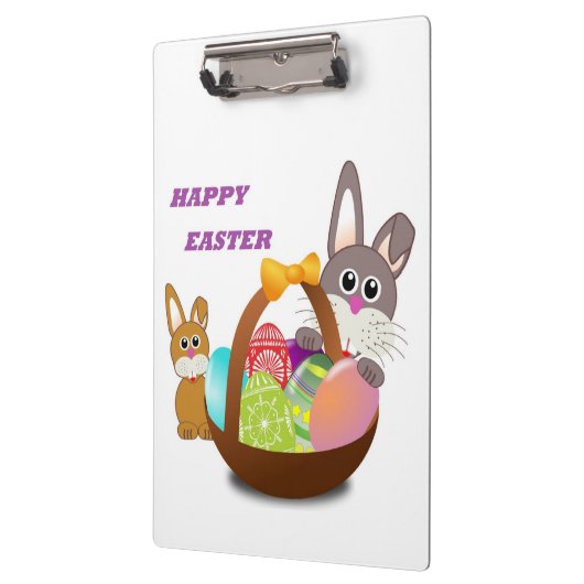PORTE-BLOC BUNNY "HAPPY EASTER" (Gauche)
