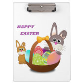 PORTE-BLOC BUNNY "HAPPY EASTER" (Devant)