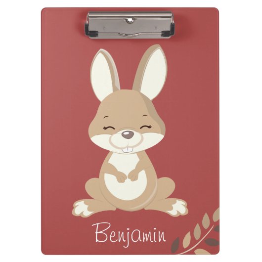 Porte-bloc Bunny souriant (Devant)