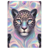 Porte-bloc Bureau Scolaire à Imprimé Léopard Féminin (Dos)