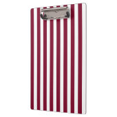 Porte-bloc Burgundy et blanc rayures de bonbons (Gauche)