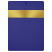 Porte-bloc Business Dark Blue et Gold Votre logo professionne (Dos)