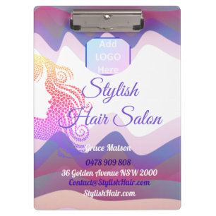 Porte-bloc Business Rainbow Waves Porte - bloc avec logo