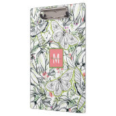 Porte-bloc Butterfly Spring Floral Monogram School (Gauche)