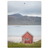 Porte-bloc Cabine rouge Ramberg Lofoten (Dos)