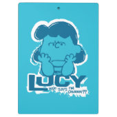 Porte-bloc cacahuètes | Lucy Who Says I'm Crabby? ? (Dos)