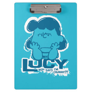 Porte-bloc cacahuètes Lucy Who Says I'm Crabby? ?