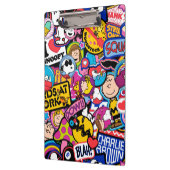 Porte-bloc cacahuètes | Motif de patchs Mixtape (Gauche)